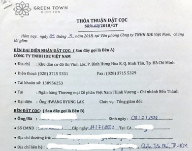 TP Hồ Chí Minh: Khách hàng khởi kiện Công ty TNHH IDE VIệt Nam