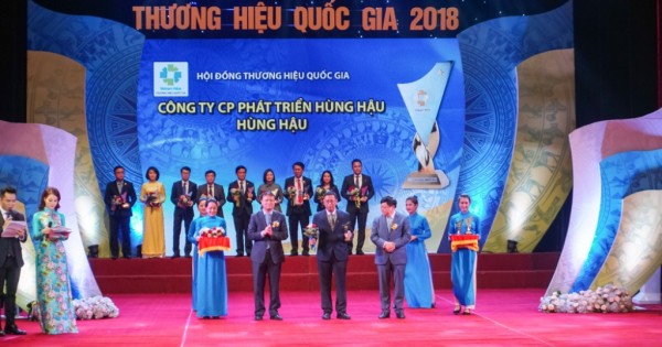 Hùng Hậu tiếp tục đạt chứng nhận Thương hiệu Quốc Gia