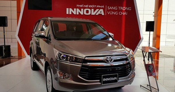 Giá xe ôtô hôm nay 8/1: Toyota Innova có giá 771-971 triệu đồng