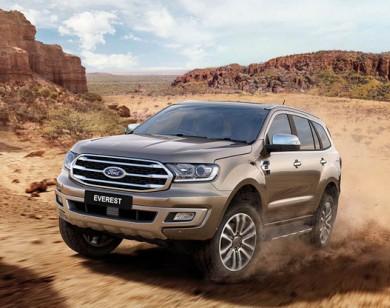 Giá xe ôtô hôm nay 12/2: Ford Everest có giá 999-1.399 triệu đồng