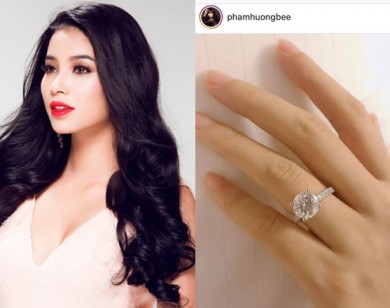 Phạm Hương khoe nhẫn kim cương, xác nhận đã đính hôn