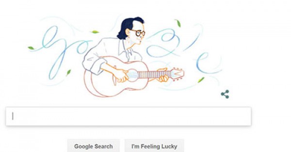 Cố nhạc sĩ Trịnh Công Sơn được Google Doodles vinh danh