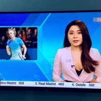 Ăn mặc quá gợi cảm trên truyền hình MC thể thao bị chỉ trích