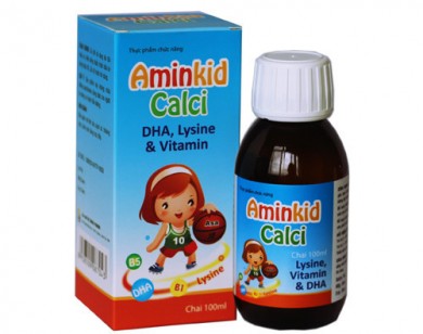 Bộ y tế: Không mua Aminkid Calci trên một số website