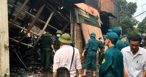 Vụ cháy làm 8 người chết và mất tích tại Trung Văn: Đã đưa được 5 thi thể ra ngoài