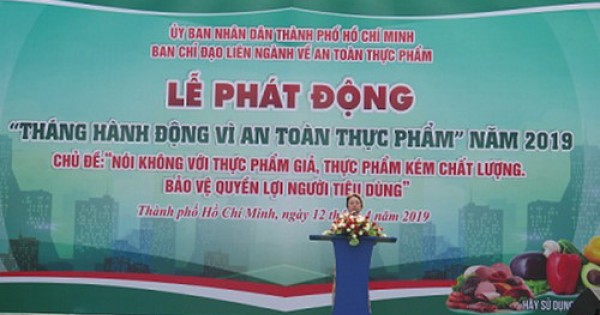 TP Hồ Chí Minh triển khai "Tháng hành động vì an toàn thực phẩm" năm 2019