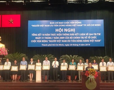 Tích cực hỗ trợ hàng Việt, VinCommerce nhận bằng khen của TP Hồ Chí Minh 