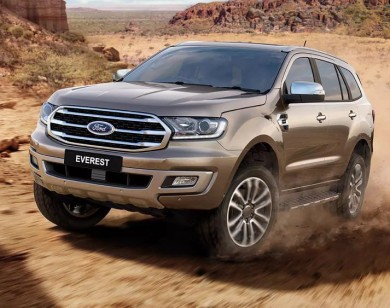 Giá xe ôtô hôm nay 7/5: Ford Everest có giá 999-1.399 triệu đồng