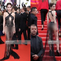 Ngọc Trinh - vị khách vô danh khoe da thịt phản cảm tại Cannes 2019