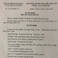 TP Hồ Chí Minh: UBND quận 2 hầu tòa do liên quan Khu ĐTM Thủ Thiêm