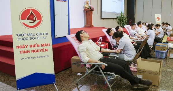 Hàng ngàn nhân viên Thaco hiến máu nhân đạo