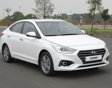 Giá xe ôtô hôm nay 16/7: Hyundai Accent rẻ nhất phân khúc sedan hạng B