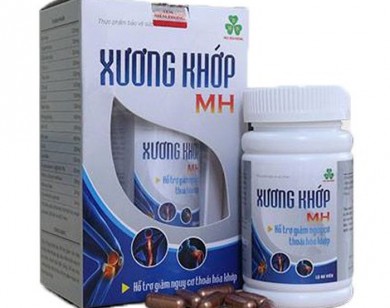 Bộ Y tế khuyến cáo không mua sản phẩm Xương khớp MH trên một số website