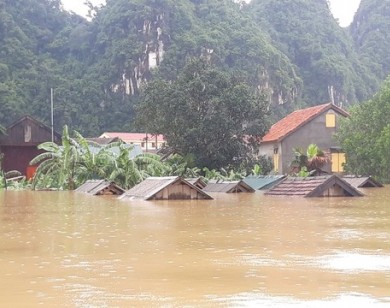 Mưa lũ tại miền Trung gây ngập hàng ngàn nhà dân, 8 người chết và mất tích