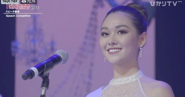 Hùng biện vấp khiến Á hậu Tường San dừng chân top 8 Miss International