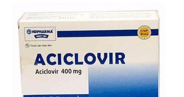 Thu hồi thuốc Aciclovir kém chất lượng