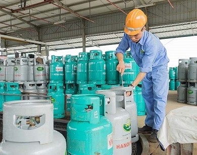 Giá gas tháng 12 tăng thêm 3.500 đồng/bình 12 kg