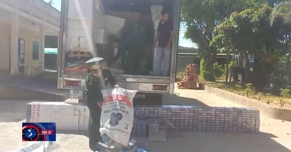 Bắt xe tải chở 6.000 gói thuốc lá lậu ra đảo Phú Quốc