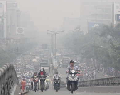 TP Hồ Chí Minh: Không khí trở xấu, AQI nhiều nơi trên 150