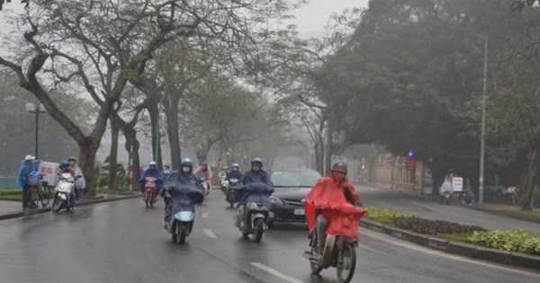 Dự báo thời tiết ngày mai 2/1: Hà Nội mưa phùn, trời rét