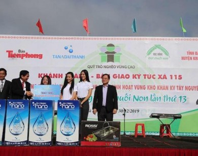 Tân Á Đại Thành hỗ trợ cải thiện nước sinh hoạt cho người dân Tây Nguyên