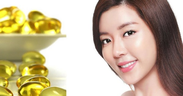 Da trắng hồng chỉ bằng cách dùng vitamin E