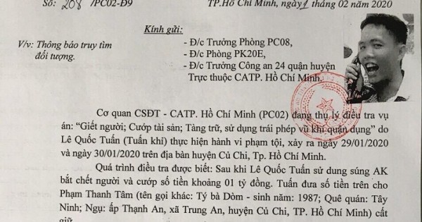 Truy tìm kẻ giữ 1 tỷ đồng do Tuấn “khỉ” cướp tại sòng bài ở Củ Chi