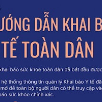 Hướng dẫn các bước khai báo y tế toàn dân