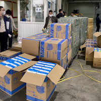 Thu giữ gần 800.000 khẩu trang y tế xuất lậu qua sân bay quốc tế Nội Bài