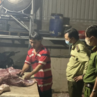 Phát hiện cơ sở giết mổ heo lậu