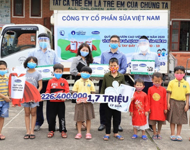 Vinamilk dành 12,5 tỷ đồng chăm sóc dinh dưỡng cho trẻ em khó khăn phòng, chống Covid-19