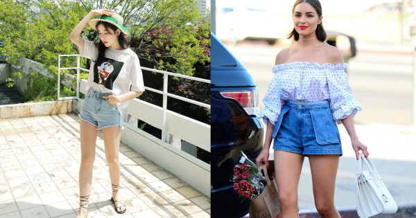 Mix quần jean shorts trong mùa hè thế nào cho đẹp ngây ngất