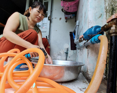 Hai quận ở TP Hồ Chí Minh bị ngừng cấp nước trong 5 ngày