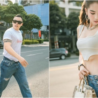 Khoe eo 53 cm, Ngọc Trinh táo bạo chọn mốt "không nội y"