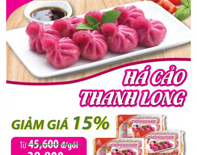 Vissan ra mắt sản phẩm mới há cảo thanh long 