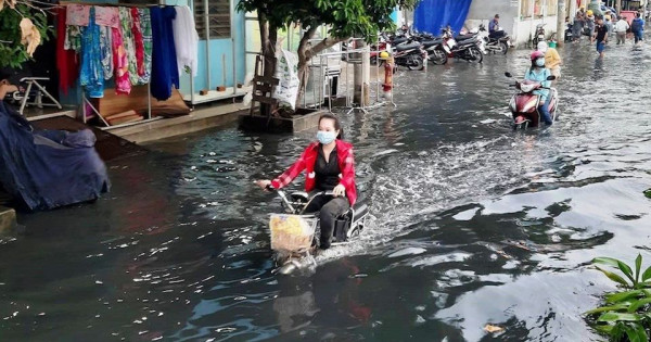 Vẫn còn 22 tuyến đường ở TP Hồ Chí Minh bị ngập nặng vào mùa mưa