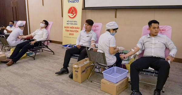 THACO tổ chức chương trình hiến máu nhân đạo lần thứ 14 trên toàn quốc