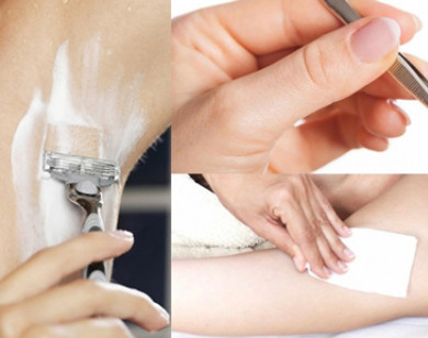 Triệt lông nách: Nên nhổ hay cạo?