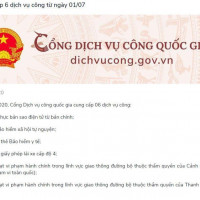 Từ 1/7: Ngồi nhà nộp phạt vi phạm giao thông, chứng thực bản sao giấy tờ, cấp đổi GPLX