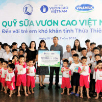 Hành trình được viết nên bằng niềm vui uống sữa và nụ cười trẻ thơ