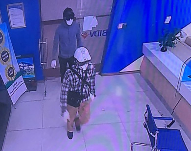 Công bố hình ảnh hai nghi phạm cướp ngân hàng BIDV
