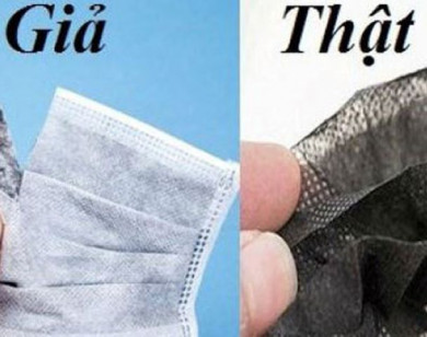 3 cách phân biệt khẩu trang y tế thật giả