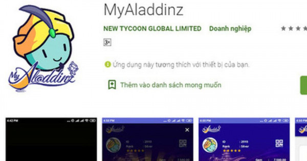 Ứng dụng Myaladdinz có dấu hiệu kinh doanh đa cấp, lừa đảo