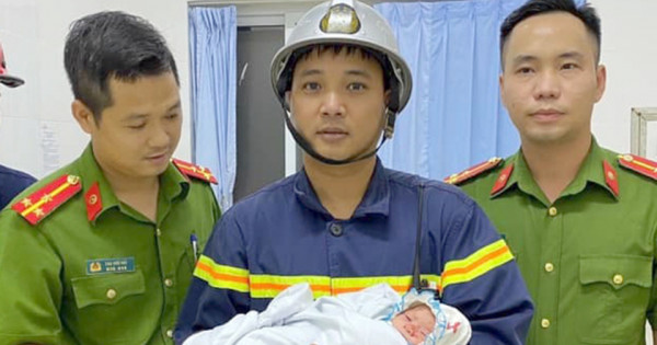 Giải cứu bé trai sơ sinh bị bỏ rơi ở khe tường chật hẹp