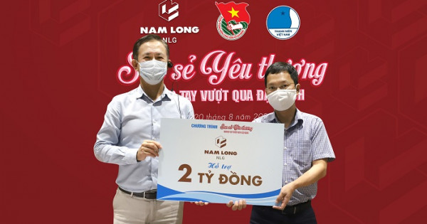 Tập đoàn Nam Long hỗ trợ hơn 5 tỷ đồng cùng tuyến đầu chống dịch