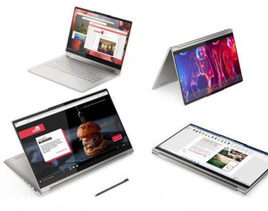 Lenovo vừa ra mắt Laptop Yoga bọc da cao cấp, pin 20 giờ