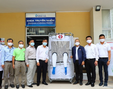 TPC VINA trao tặng 03 phòng áp lực dương kháng khuẩn di động cho tỉnh Đồng Nai