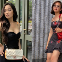 Học sao Việt mặc đồ tông đen sành điệu dạo phố tiết thu