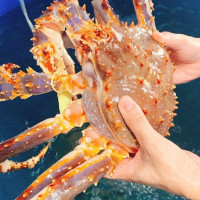Sau tôm hùm, cua hoàng đế giảm giá sốc