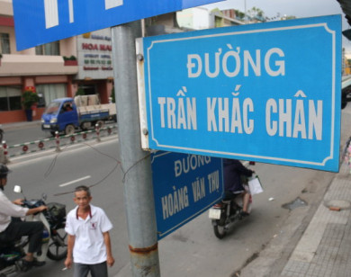 38 tên đường ở TP Hồ Chí Minh bị ghi sai tên nhân vật lịch sử